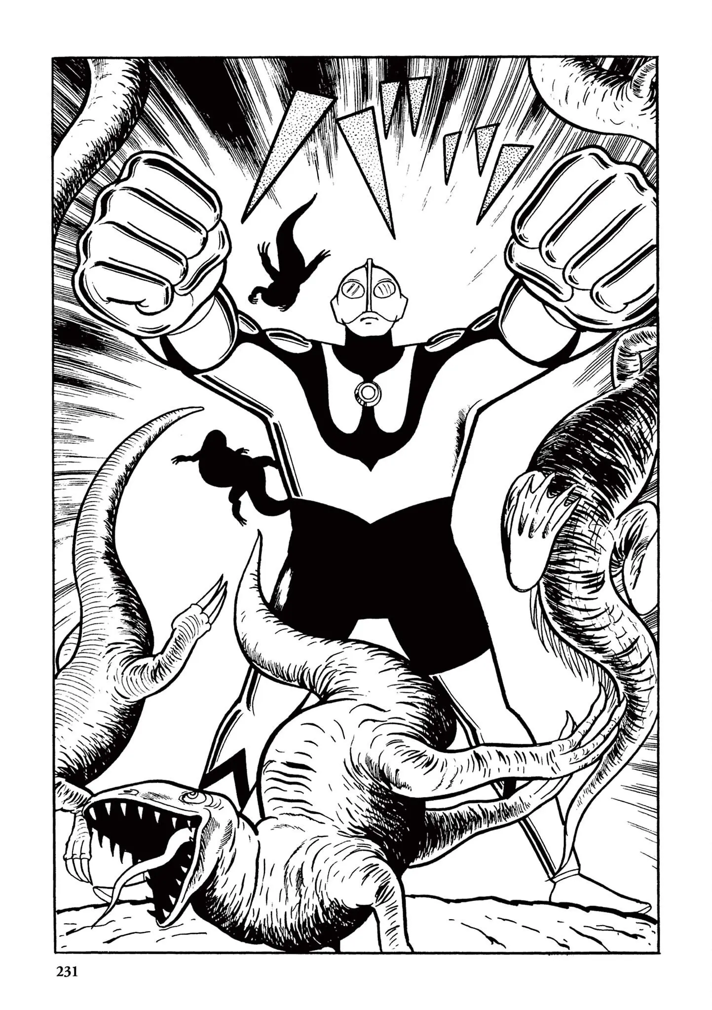 Kazuo Umezu's "Ultraman" - Vol.1 Chapter 15: The Mysterious Dinosaur Base (5)