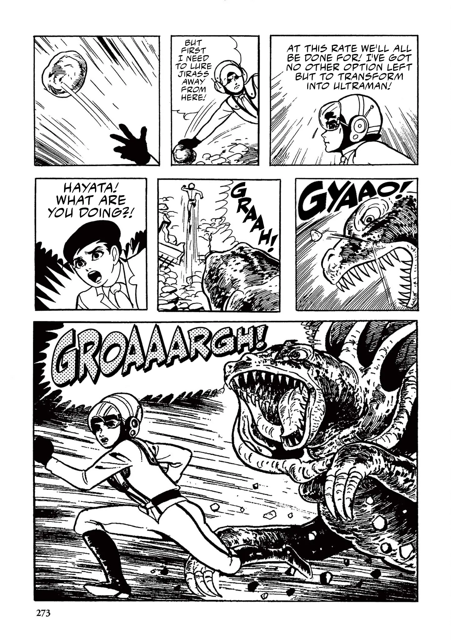 Kazuo Umezu's "Ultraman" - Vol.1 Chapter 17: The Mysterious Dinosaur Base (7)