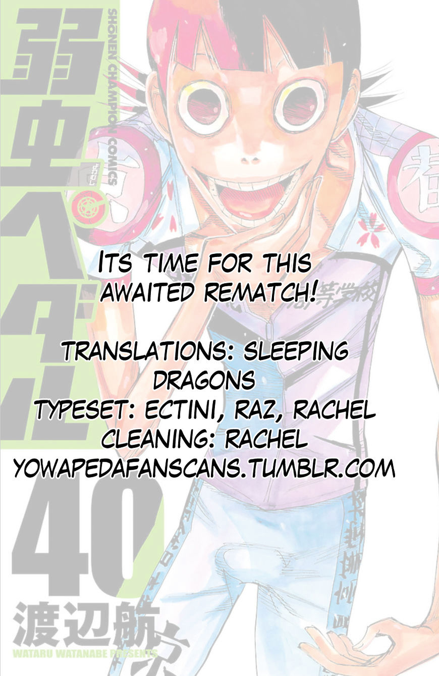 Yowamushi Pedal - Chapter 341 : Spiky Bean