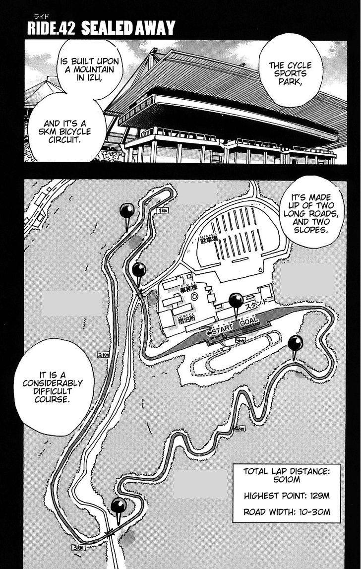 Yowamushi Pedal - Vol.5 Chapter 42 : Sealed Away