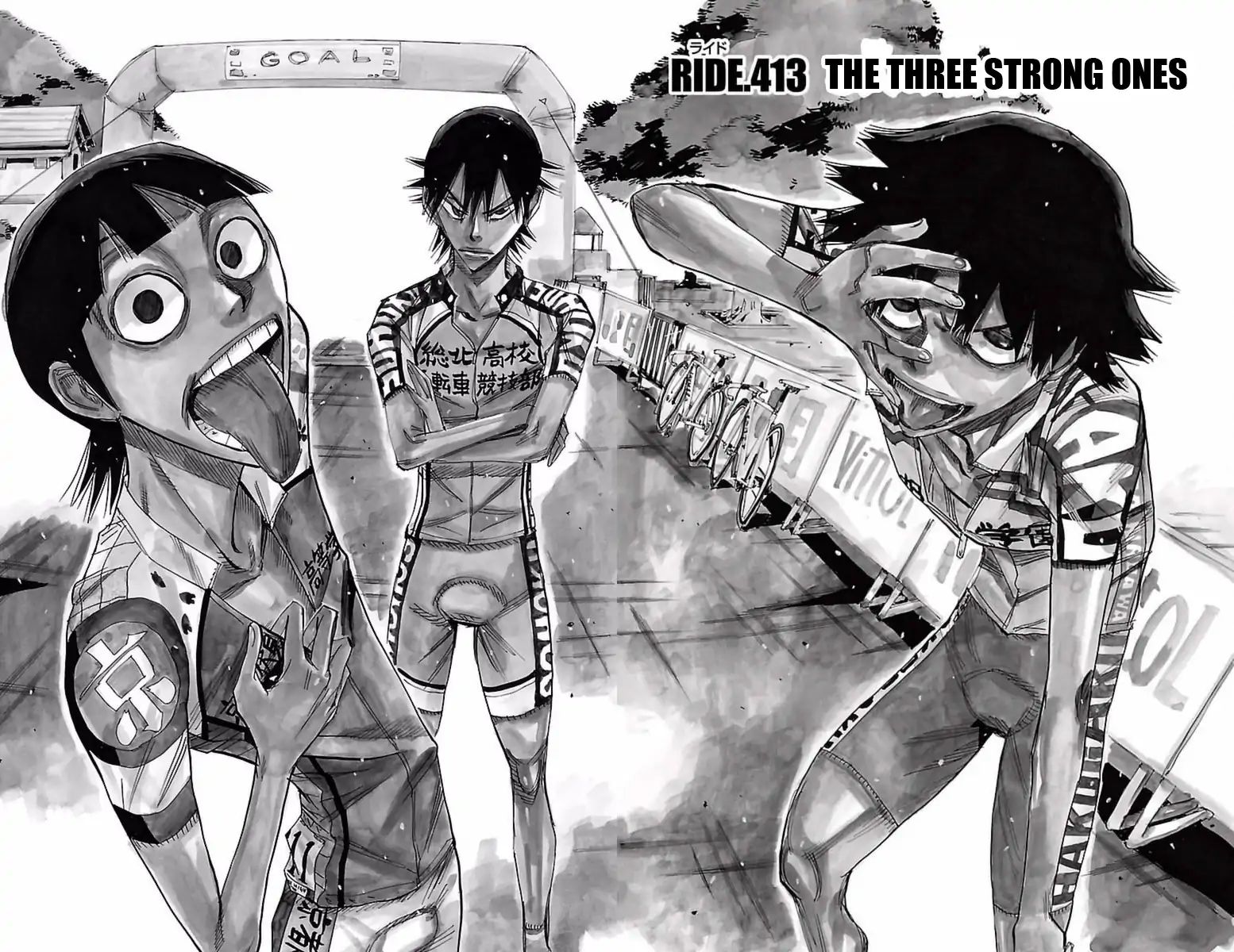 Yowamushi Pedal - Chapter 413: The Three Strong Ones