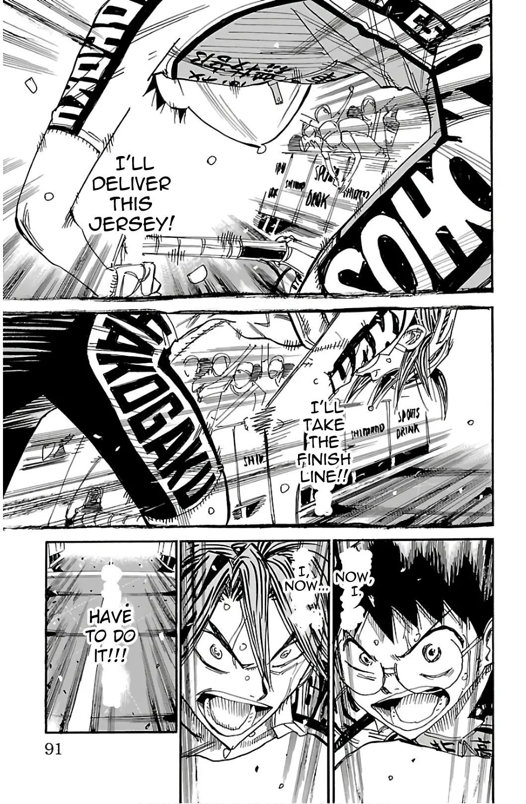 Yowamushi Pedal - Vol.63 Chapter 540: The One Who Raised His Hand To The Sky