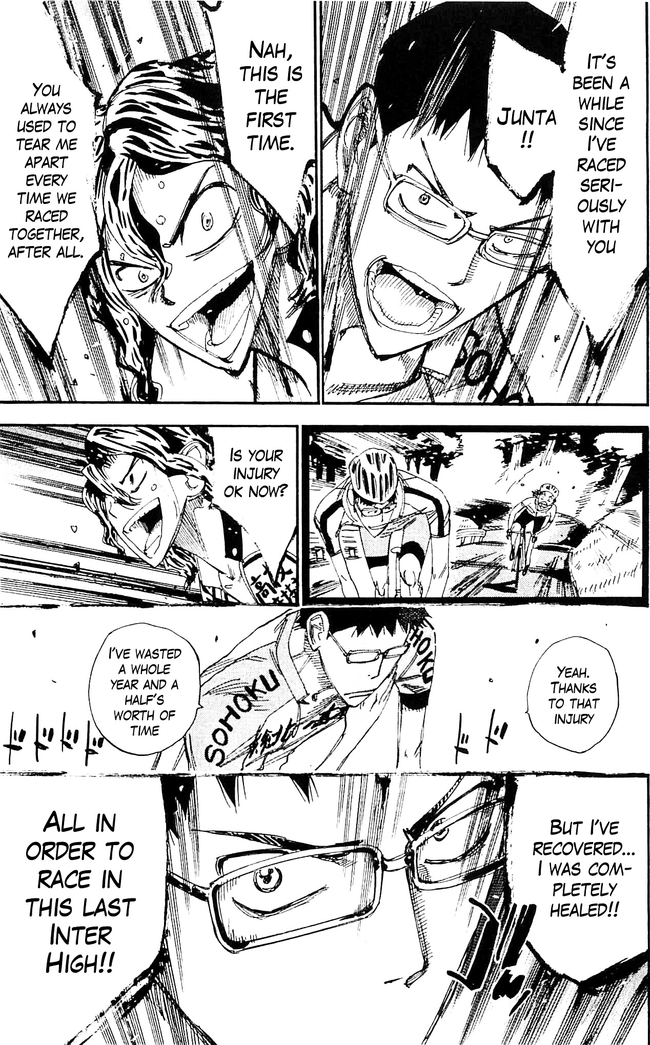 Yowamushi Pedal - Vol.33 Chapter 284 : Teshima S Determination