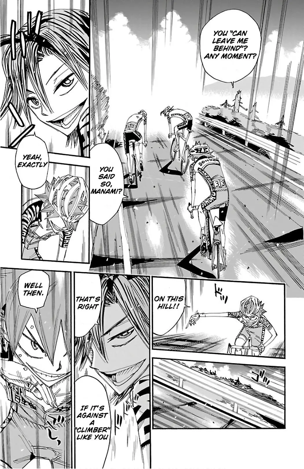 Yowamushi Pedal - Vol.57 Chapter 489: Naruko Vs Manami