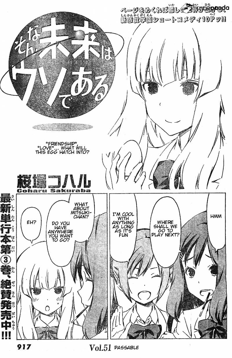 Sonna Mirai Wa Uso De Aru - Chapter 51