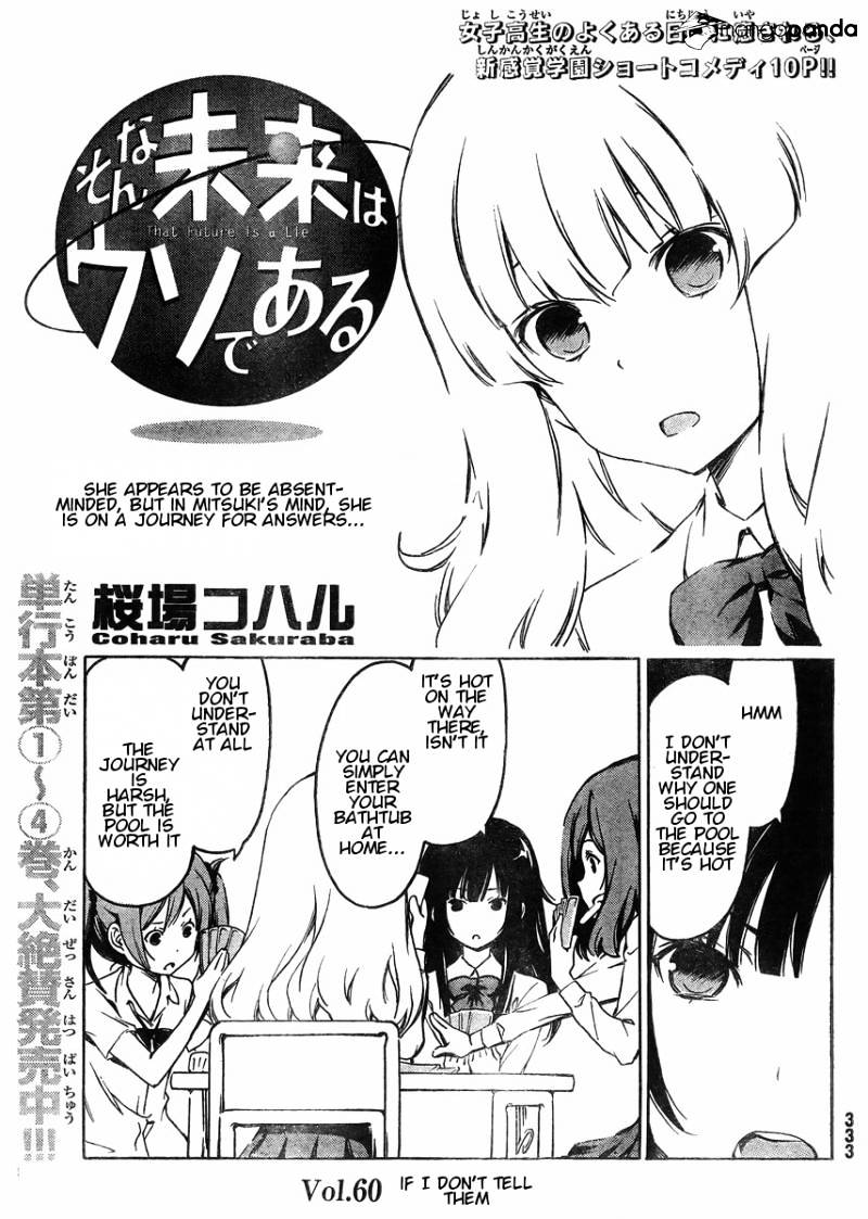 Sonna Mirai Wa Uso De Aru - Chapter 60