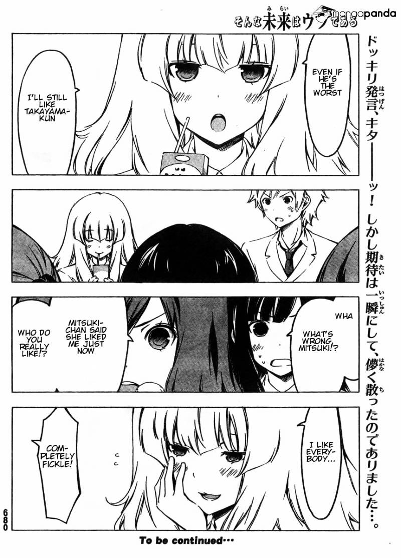 Sonna Mirai Wa Uso De Aru - Chapter 38