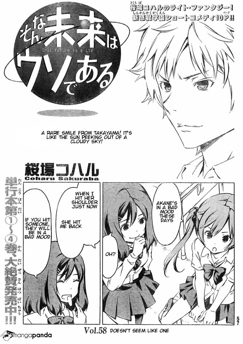 Sonna Mirai Wa Uso De Aru - Chapter 58