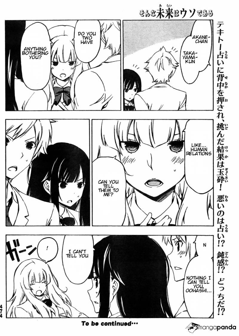 Sonna Mirai Wa Uso De Aru - Chapter 37