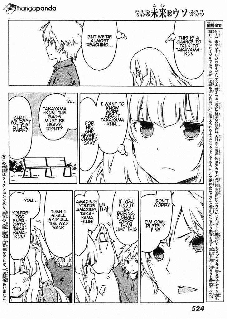 Sonna Mirai Wa Uso De Aru - Chapter 63