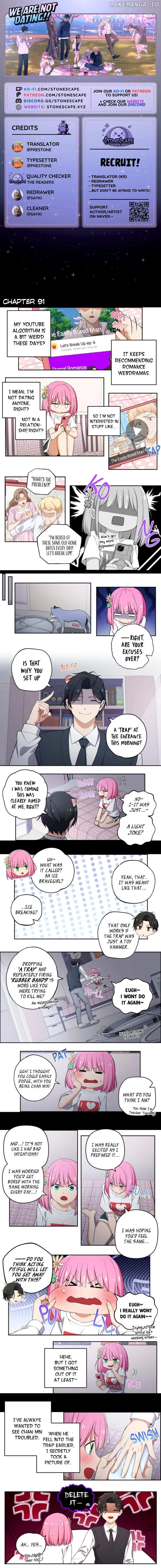 We Are Not Dating!! - Chapter 91