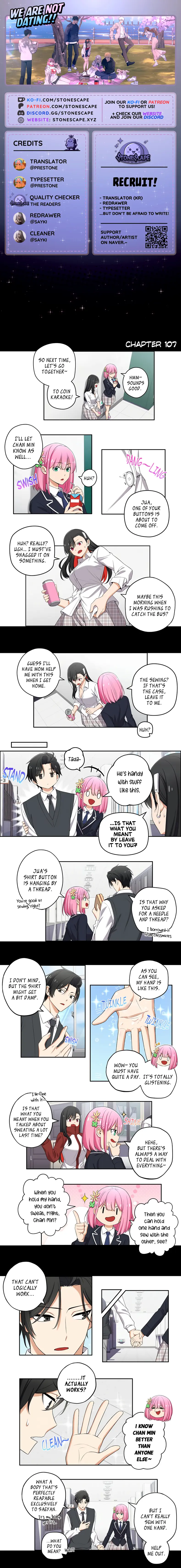 We Are Not Dating!! - Chapter 107