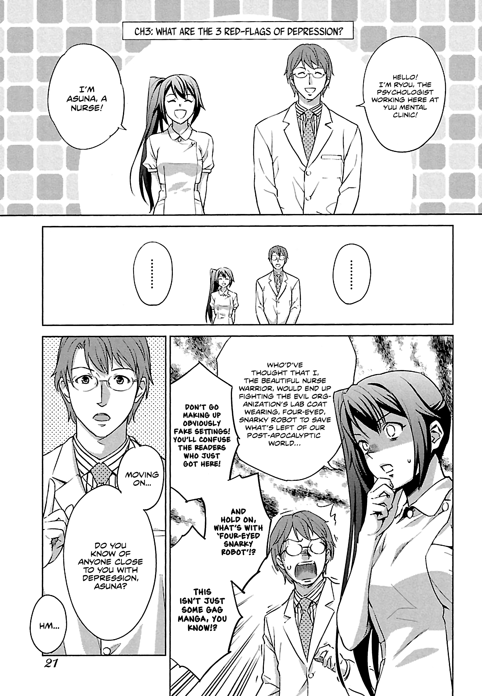 Manga De Wakaru Shinryou Naika - Vol.1 Chapter 3: What Are The 3 Red Flags Of Depression?