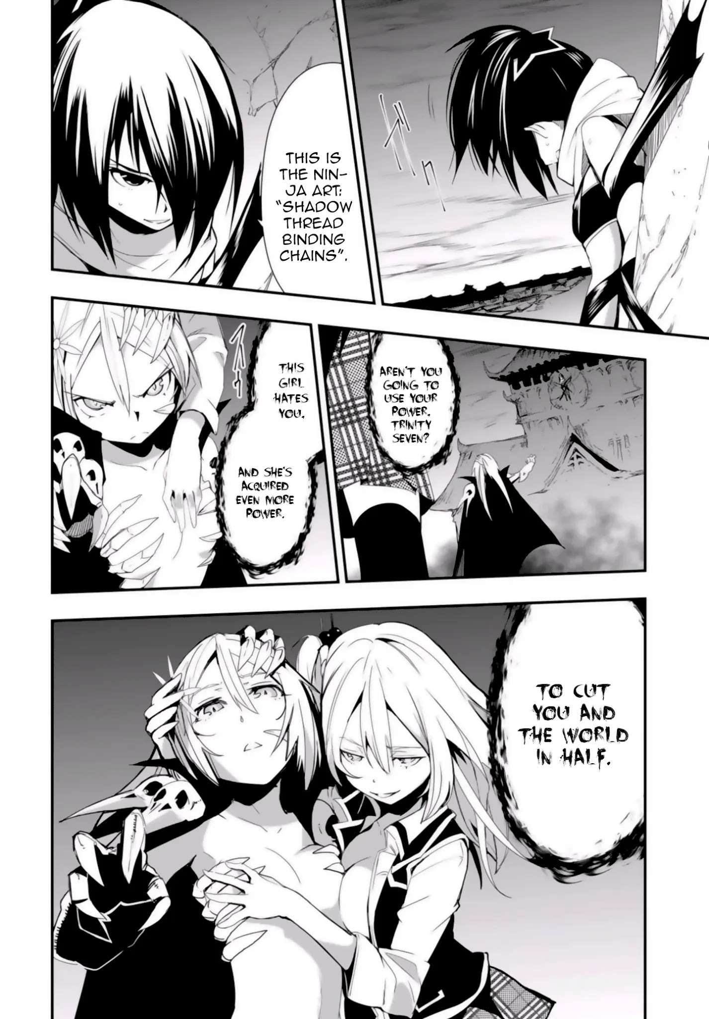 Trinity Seven - Levi Ninden - Chapter 9: Part 9: The Evil Dragon Girls