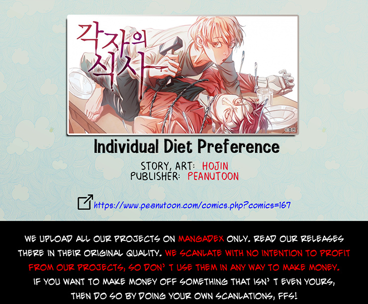 Individual Diet Preference - Chapter 2