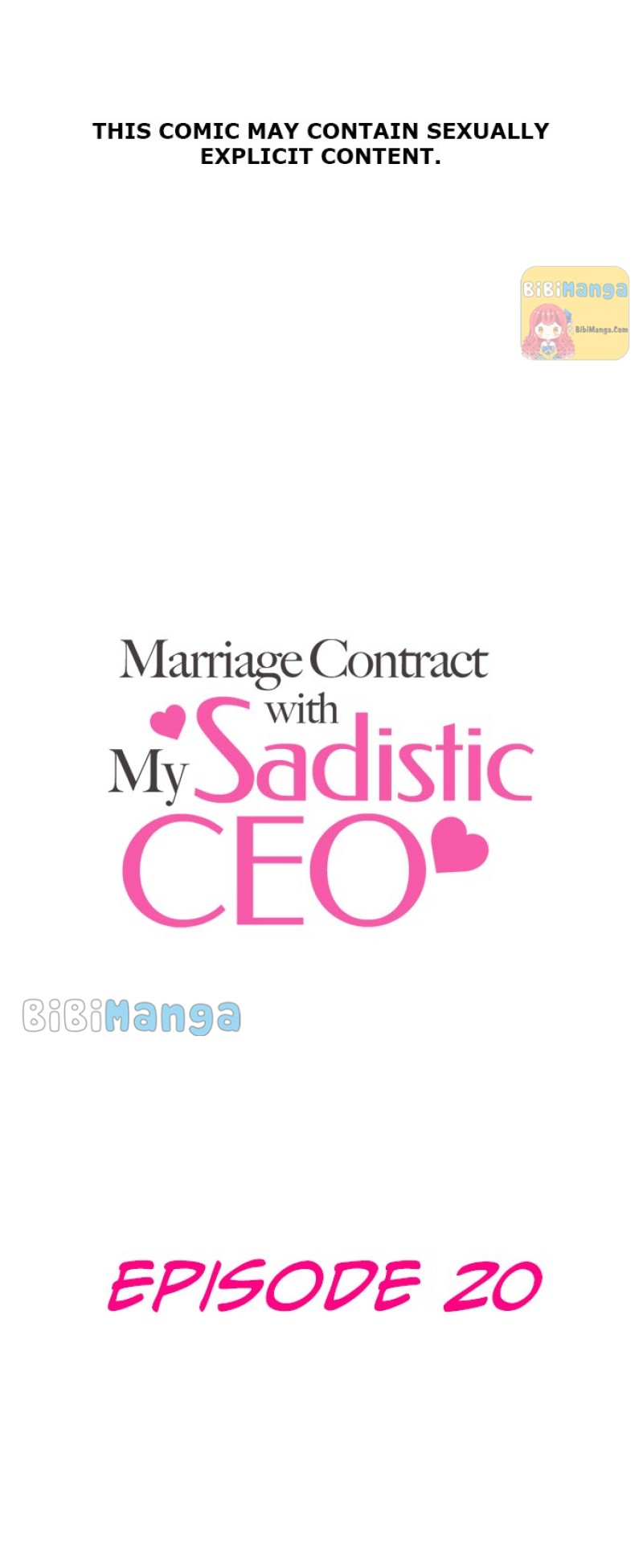 Marriage Contract With My Sadistic Ceo - Chapter 20