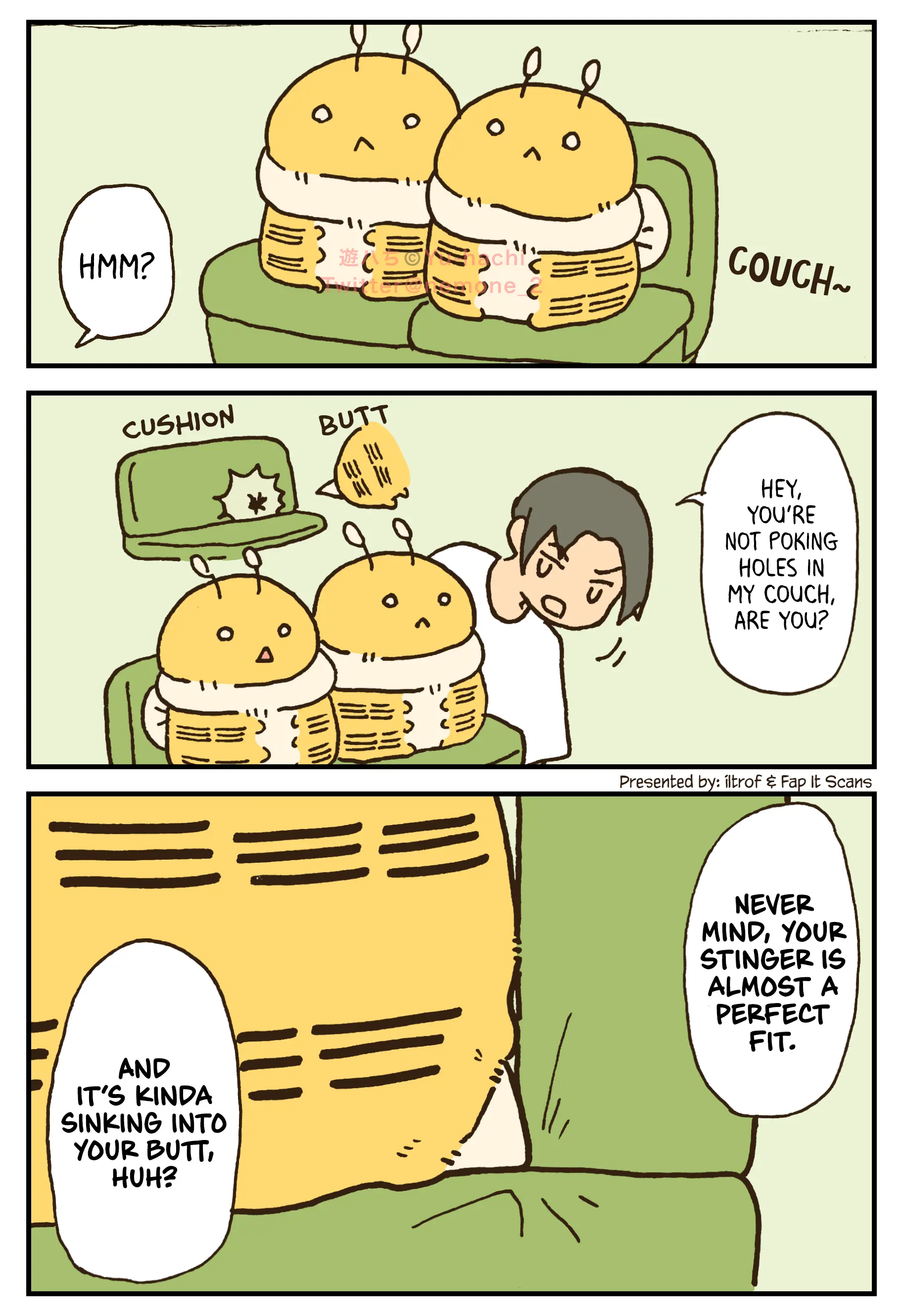 The Big Bees - Chapter 25: Bees On A Couch