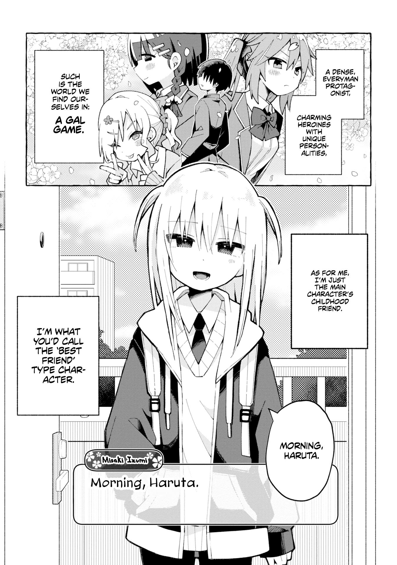 Misaki-Kun Is Unobtainable - Chapter 1: Misaki And The Bugged Protagonist