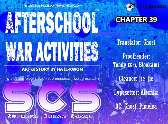 Afterschool War Activities - Chapter 39