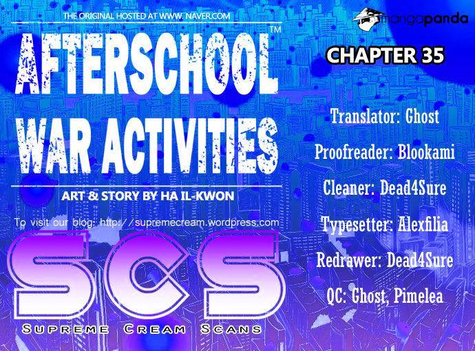 Afterschool War Activities - Chapter 35