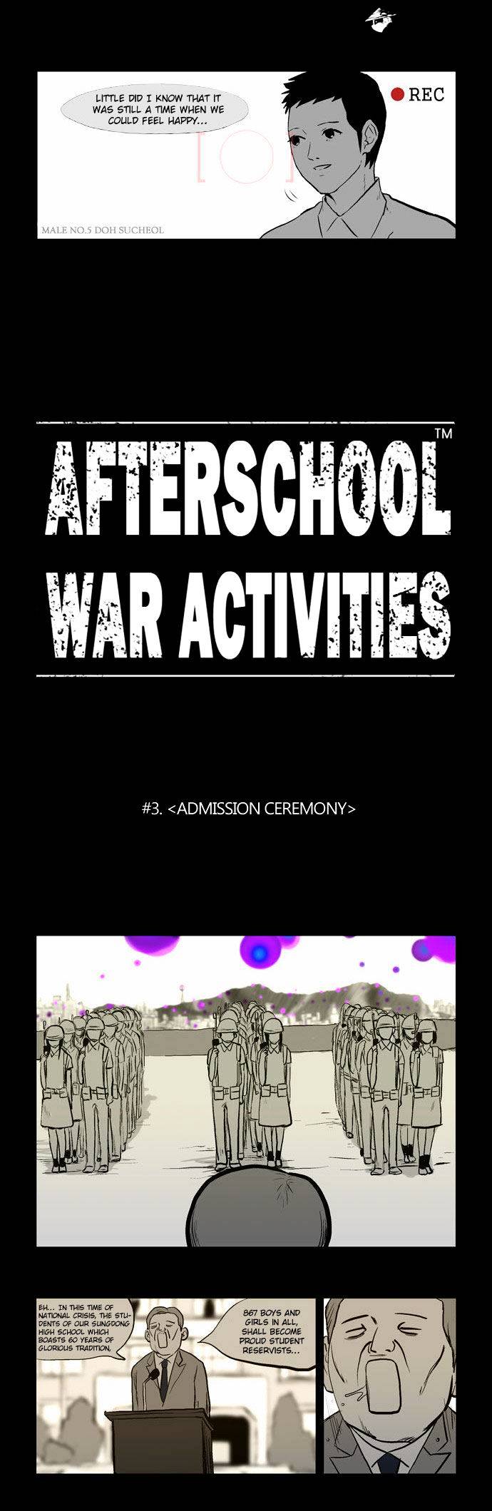 Afterschool War Activities - Chapter 3