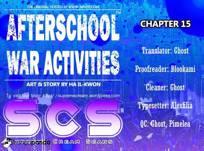 Afterschool War Activities - Chapter 15