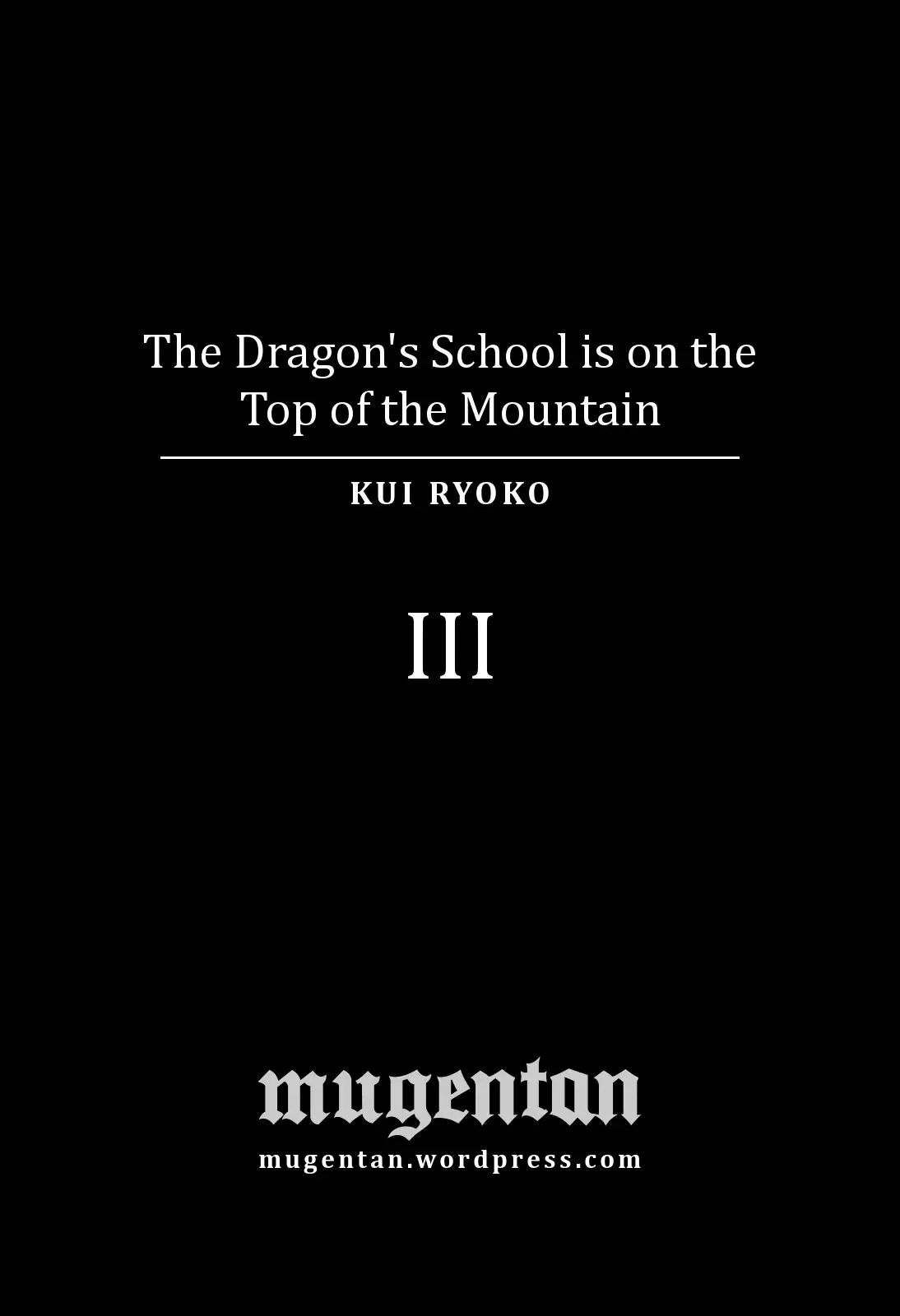 The Dragon's School Is On The Top Of The Mountain - Vol.1 Chapter 3: The Matter Of The Demon King S Castle