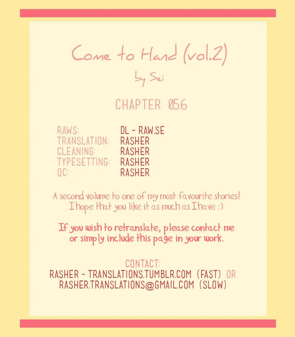 Come To Hand - Vol.02  Extra.05.6