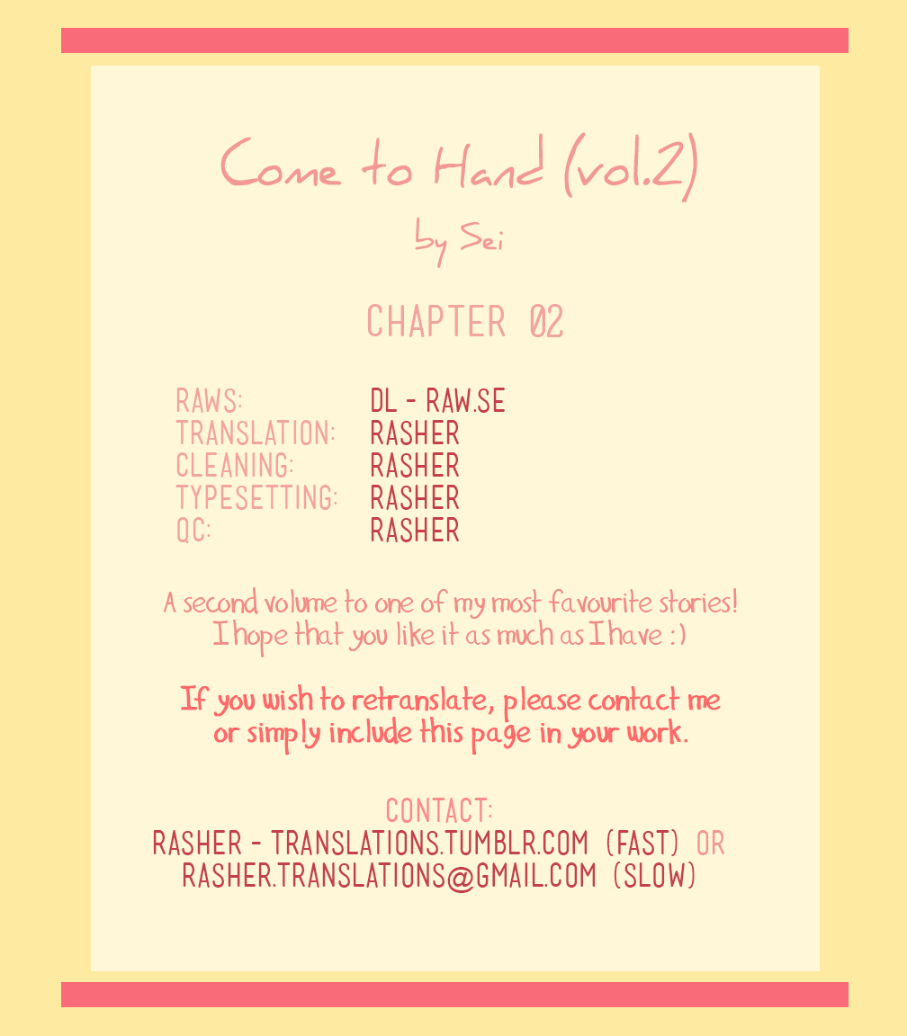 Come To Hand - Vol.2 Chapter 2