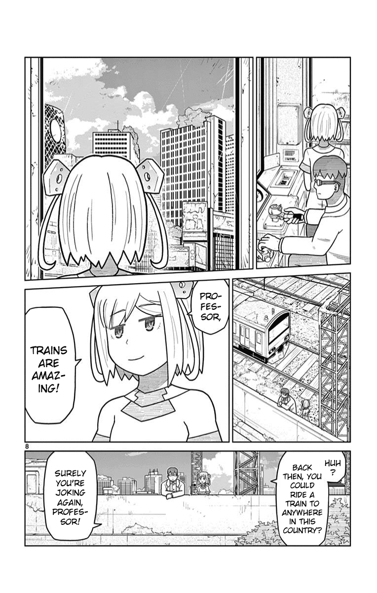 Bocchi Hakase To Robot Shoujo No Zetsubou Teki Utopia - Chapter 10: Lonely Professor And Trains