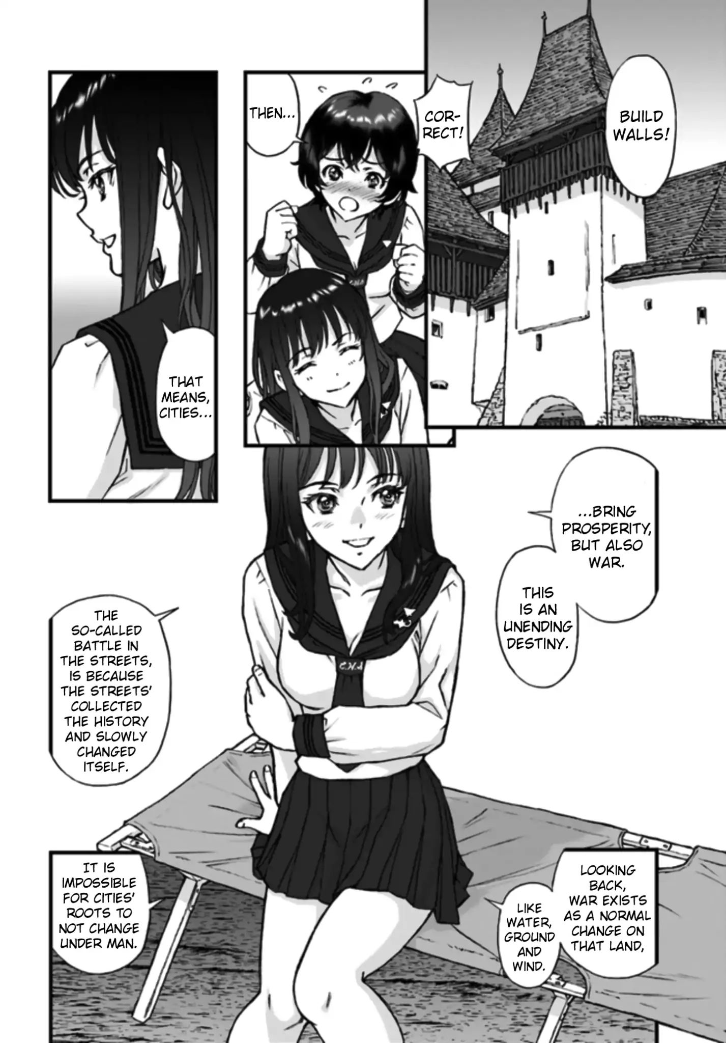 Girls Und Panzer - The Fir Tree And The Iron-Winged Witch - Vol.1 Chapter 1