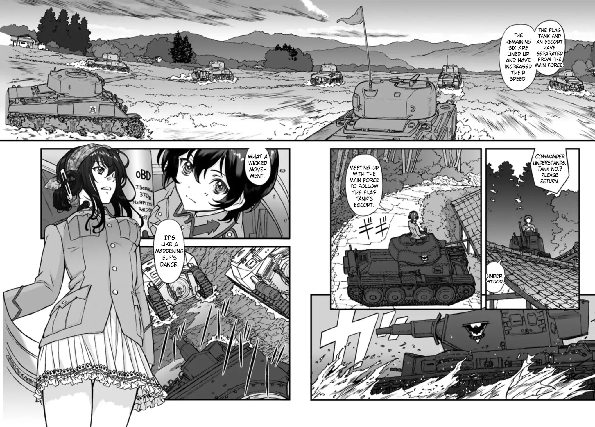 Girls Und Panzer - The Fir Tree And The Iron-Winged Witch - Vol.1 Chapter 3