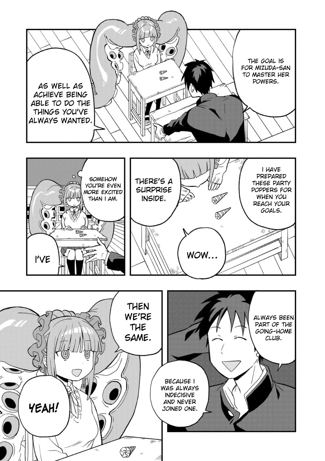 Mizudako-Chan Kara Wa Nigerarenai! - Chapter 10: Kunekune Club Starts!