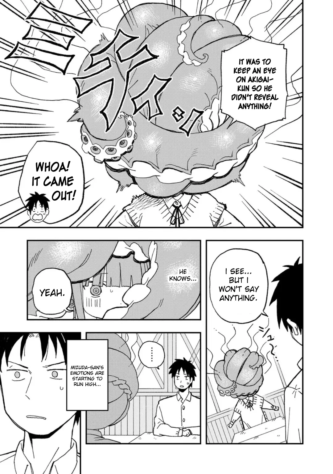 Mizudako-Chan Kara Wa Nigerarenai! - Chapter 13: Mr. Octopus