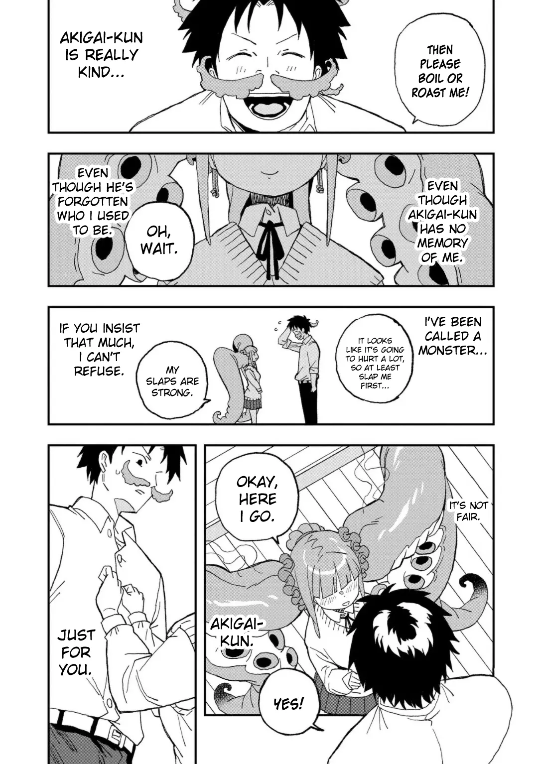 Mizudako-Chan Kara Wa Nigerarenai! - Chapter 13: Mr. Octopus