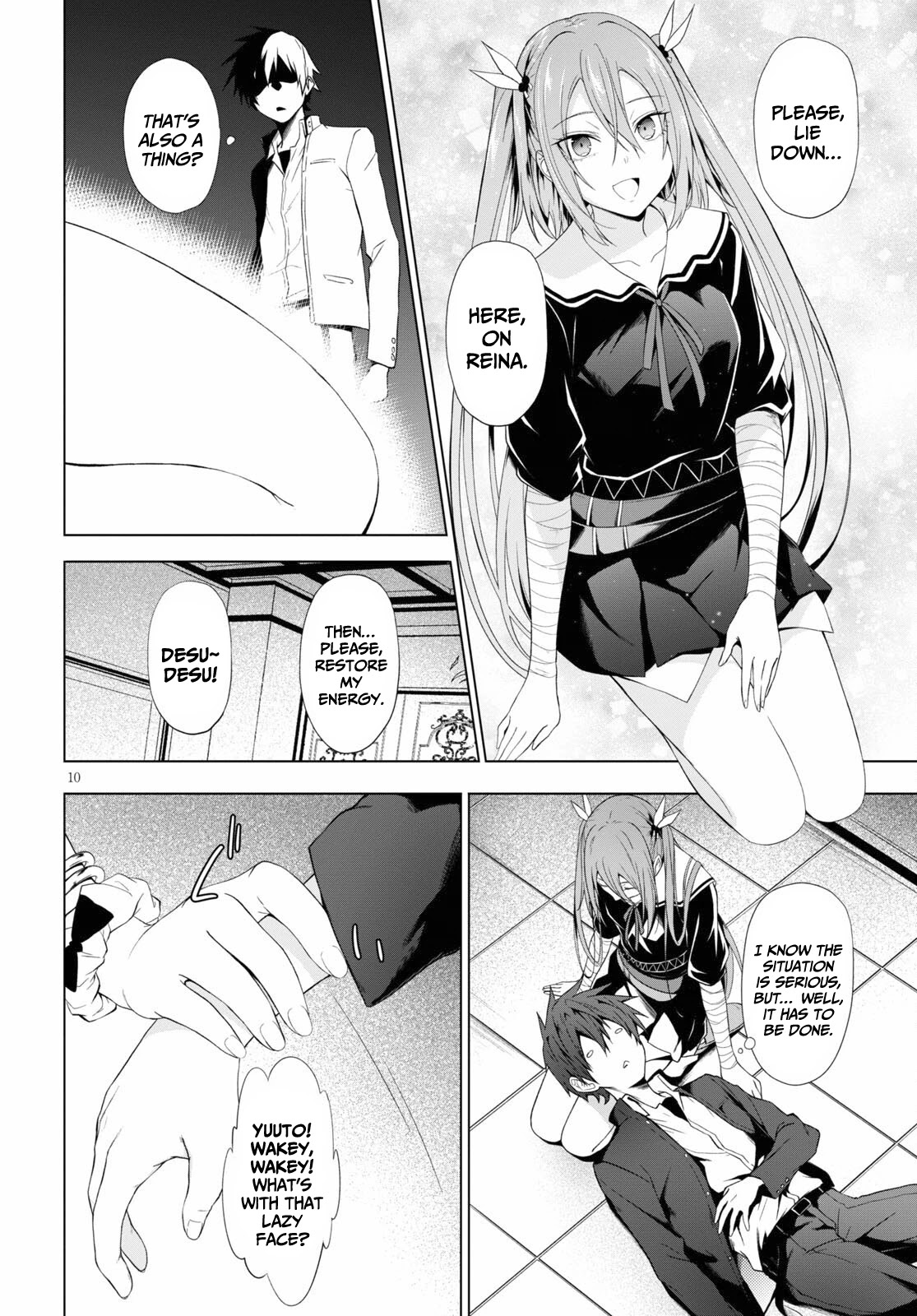 Maou Gakuen No Hangyakusha - Chapter 19: Lap Pillow