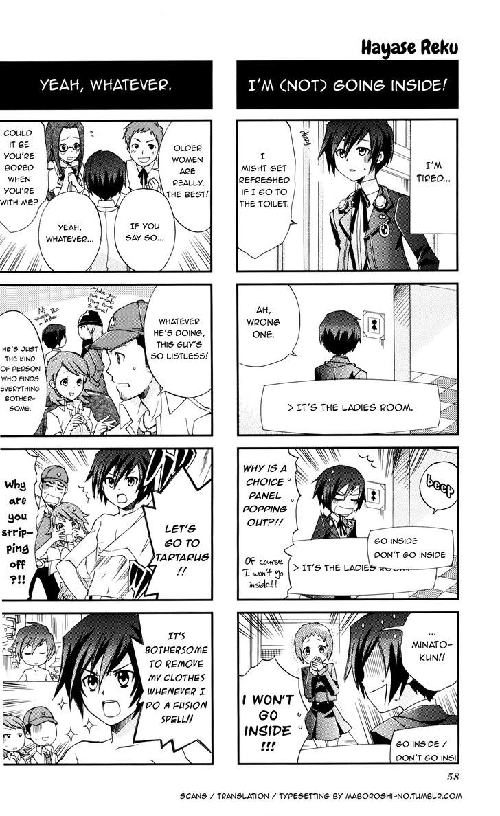 Persona 3 4Koma Gag Battle Broken Hen - Chapter 2 : Any Attack Gets Nullified!