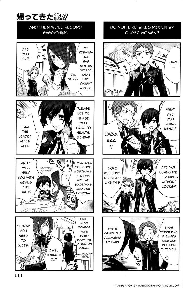 Persona 3 4Koma Gag Battle Broken Hen - Chapter 1 : I Am Back!