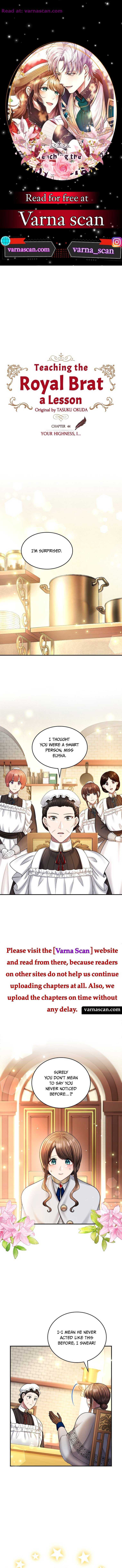 Teaching The Royal Brat A Lesson - Chapter 44