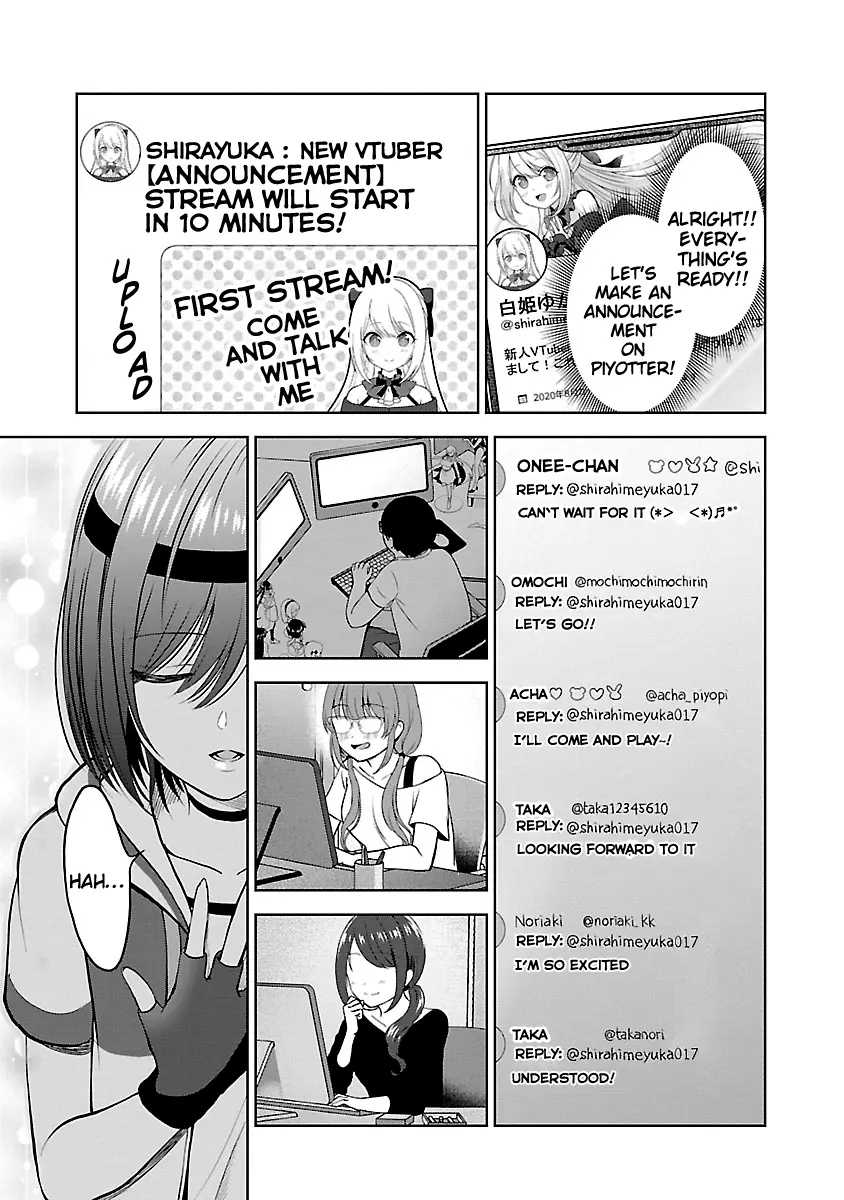 Shitsurenshita Node Vtuber Hajimetara Toshiue No Onee-San Ni Motemashita - Vol.1 Chapter 4