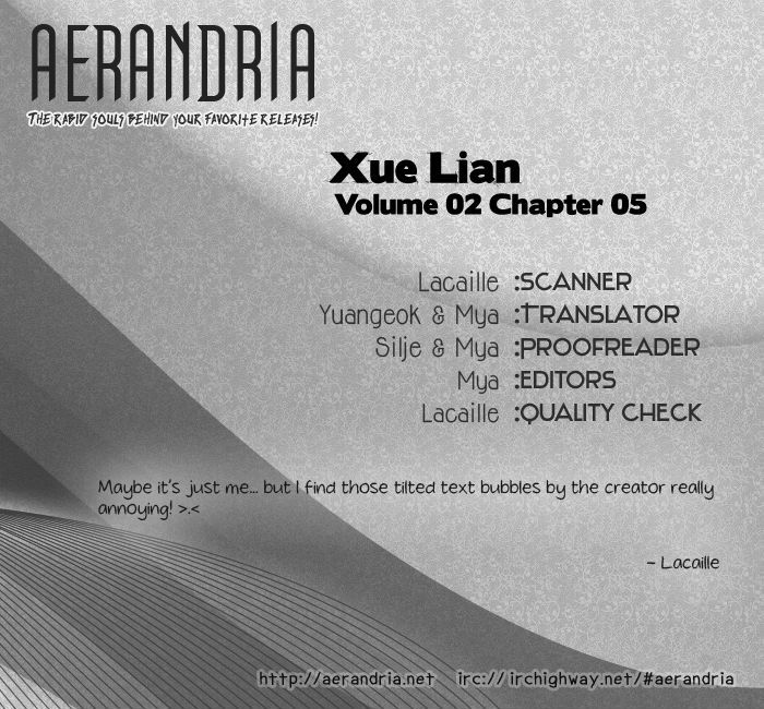 Xue Lian - Vol.2 Chapter 5 : Lian Sheng