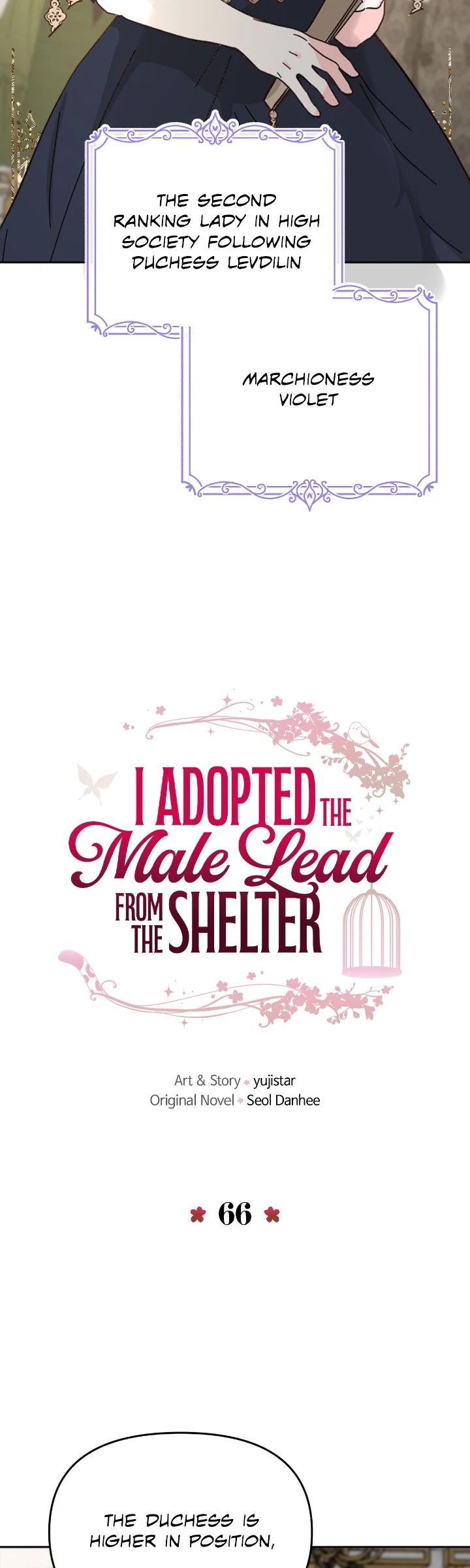 I Adopted the Male Lead from the Shelter 〘Official〙 - Chapter 66