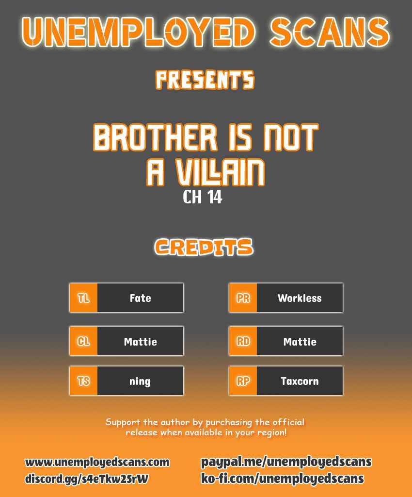 Brother Is Not The Villain - Chapter 14