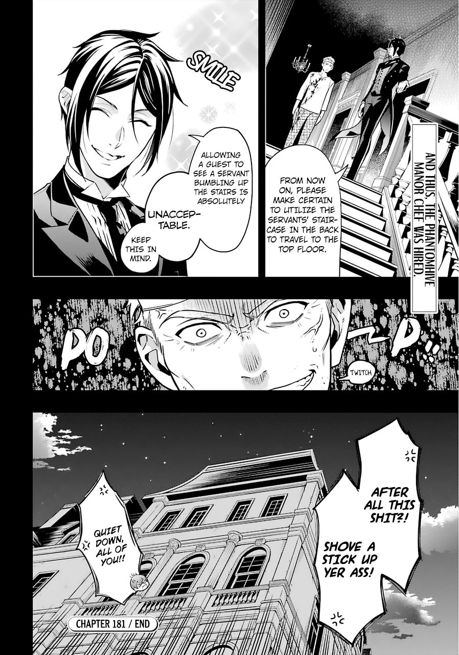 Kuroshitsuji - Chapter 181: That Butler, Criticising