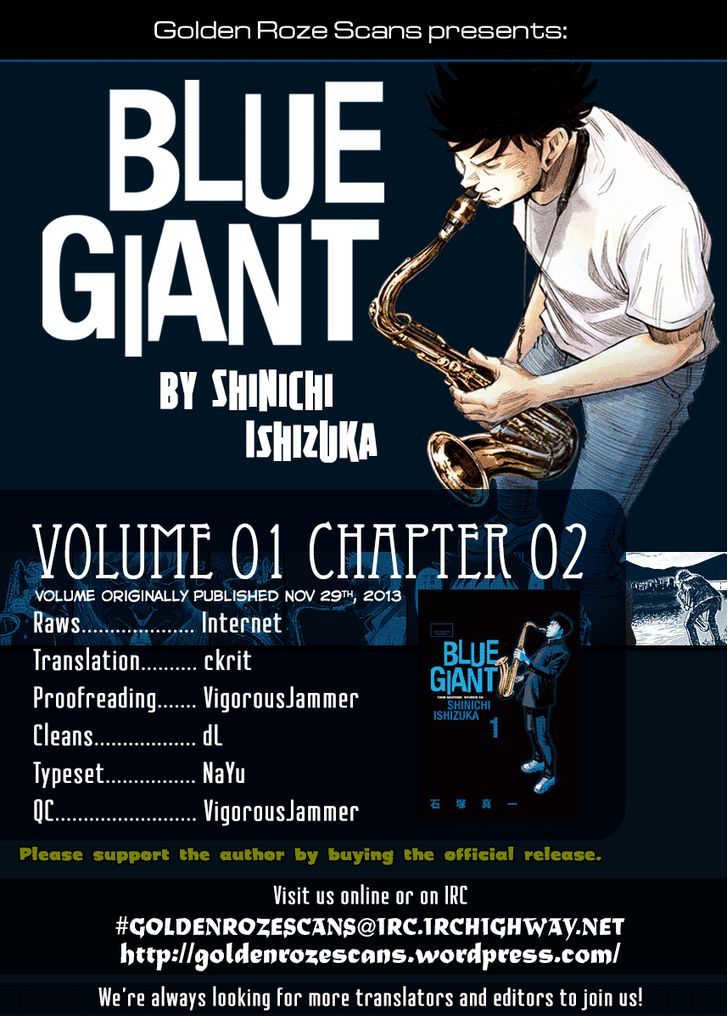 Blue Giant - Vol.1 Chapter 2 : Perseverance Slope