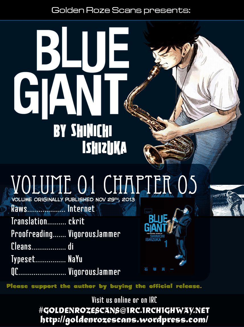 Blue Giant - Chapter 5 : Sayonara, Good Bye