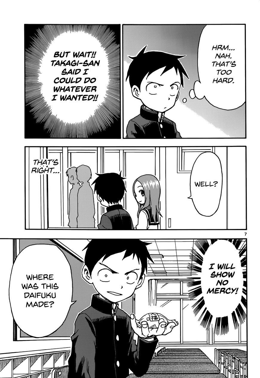 Karakai Jouzu No Takagi-San - Chapter 54 : Daifuku