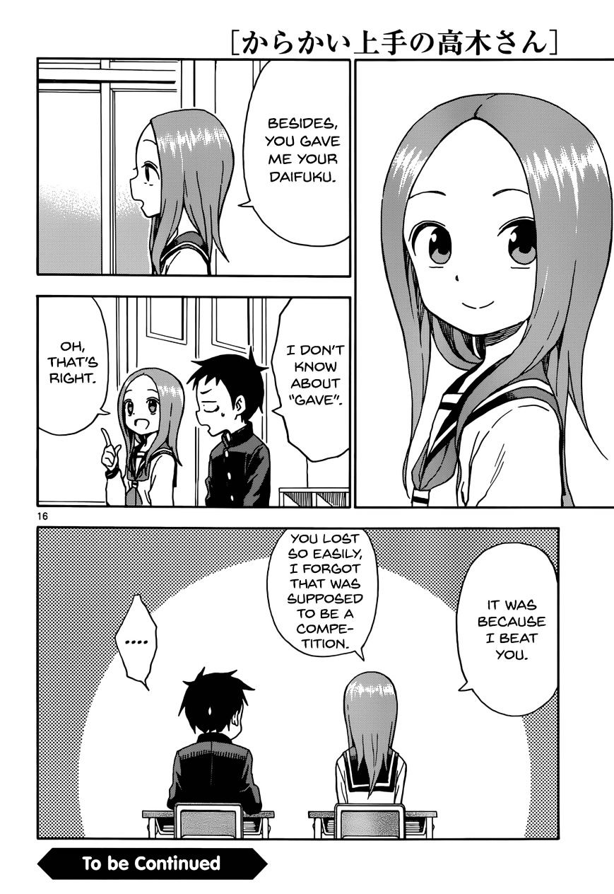 Karakai Jouzu No Takagi-San - Chapter 54 : Daifuku