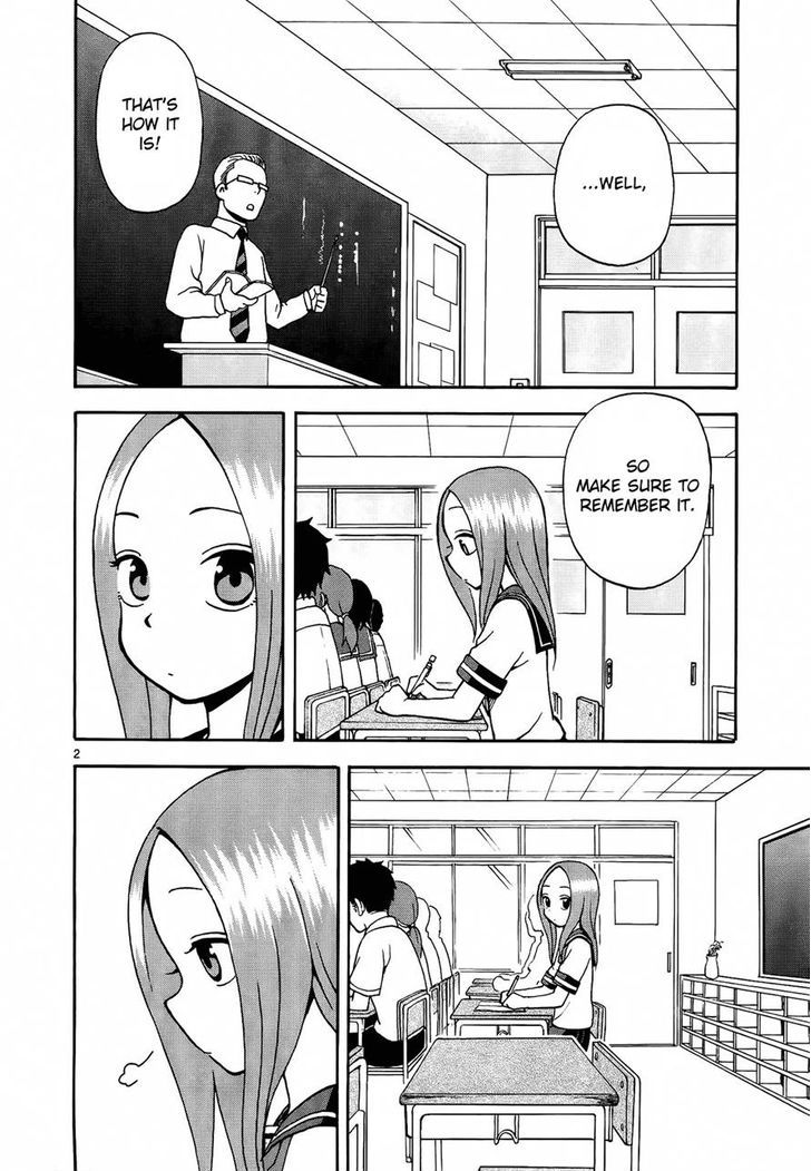 Karakai Jouzu No Takagi-San - Vol.1 Chapter 8 : Cold