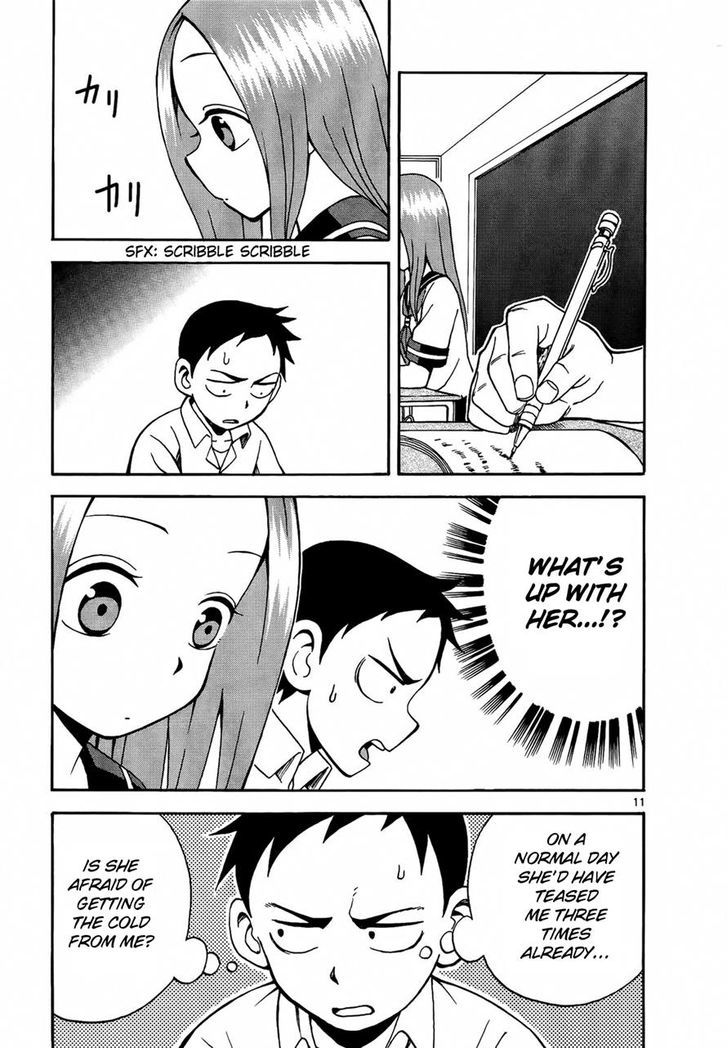 Karakai Jouzu No Takagi-San - Vol.1 Chapter 8 : Cold